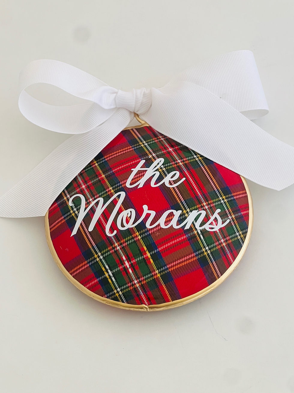 Thumbnail: Tartan Plaid Ornament