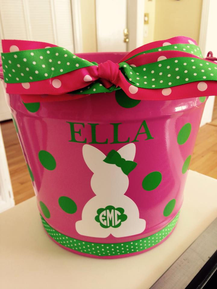 Personalized Easter Bucket