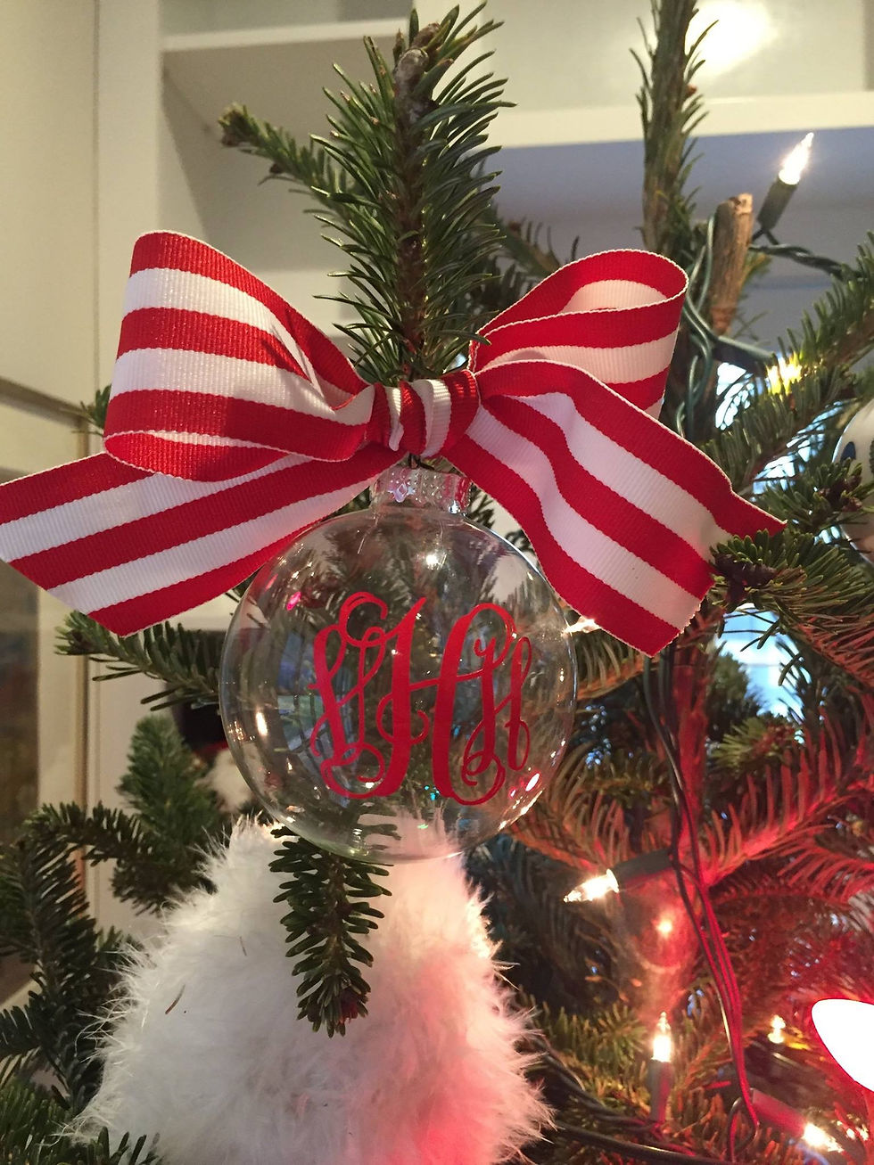Thumbnail: Christmas "Name" Ornaments 