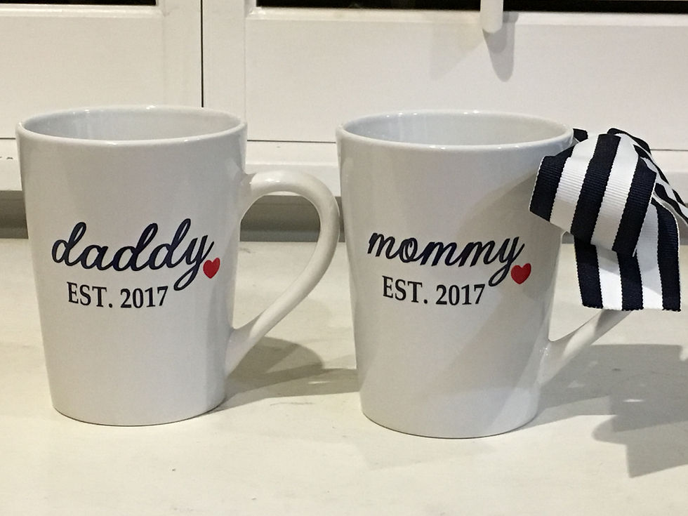 Thumbnail: "Mom to Be" Beverage Bucket & matching mugs