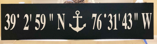 Lat Sign Latitude/Longitude Sign | yourpreppypresent