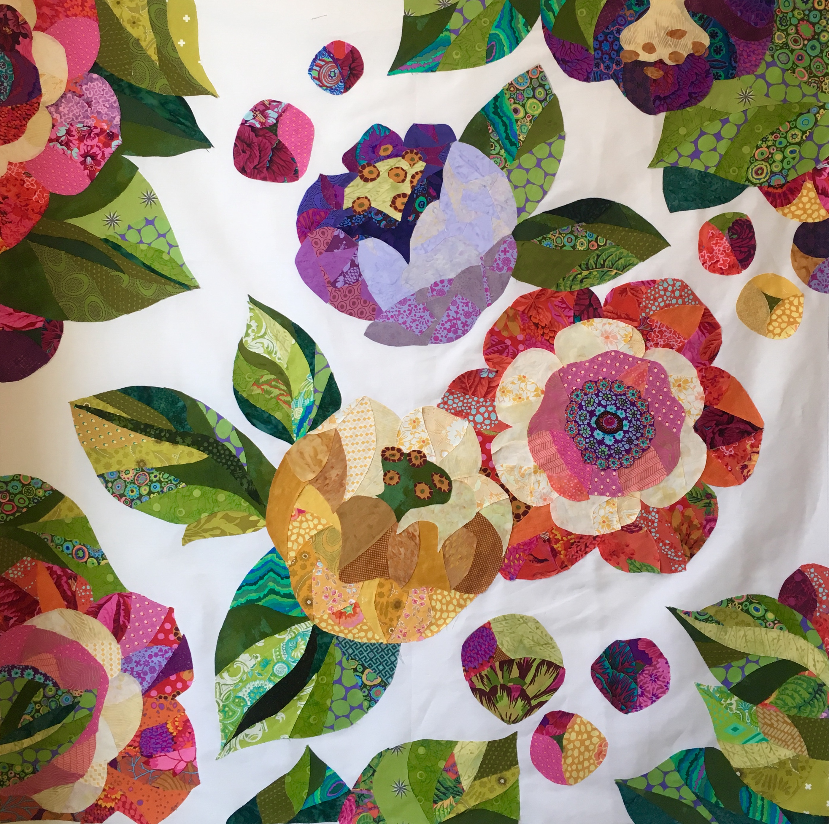 collage quilt making easy