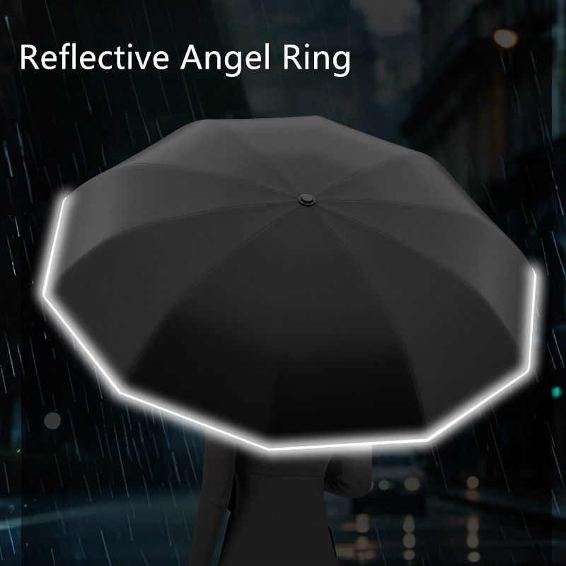 Miniaturbild: Automatic Reverse Folding Windproof Compact Umbrella