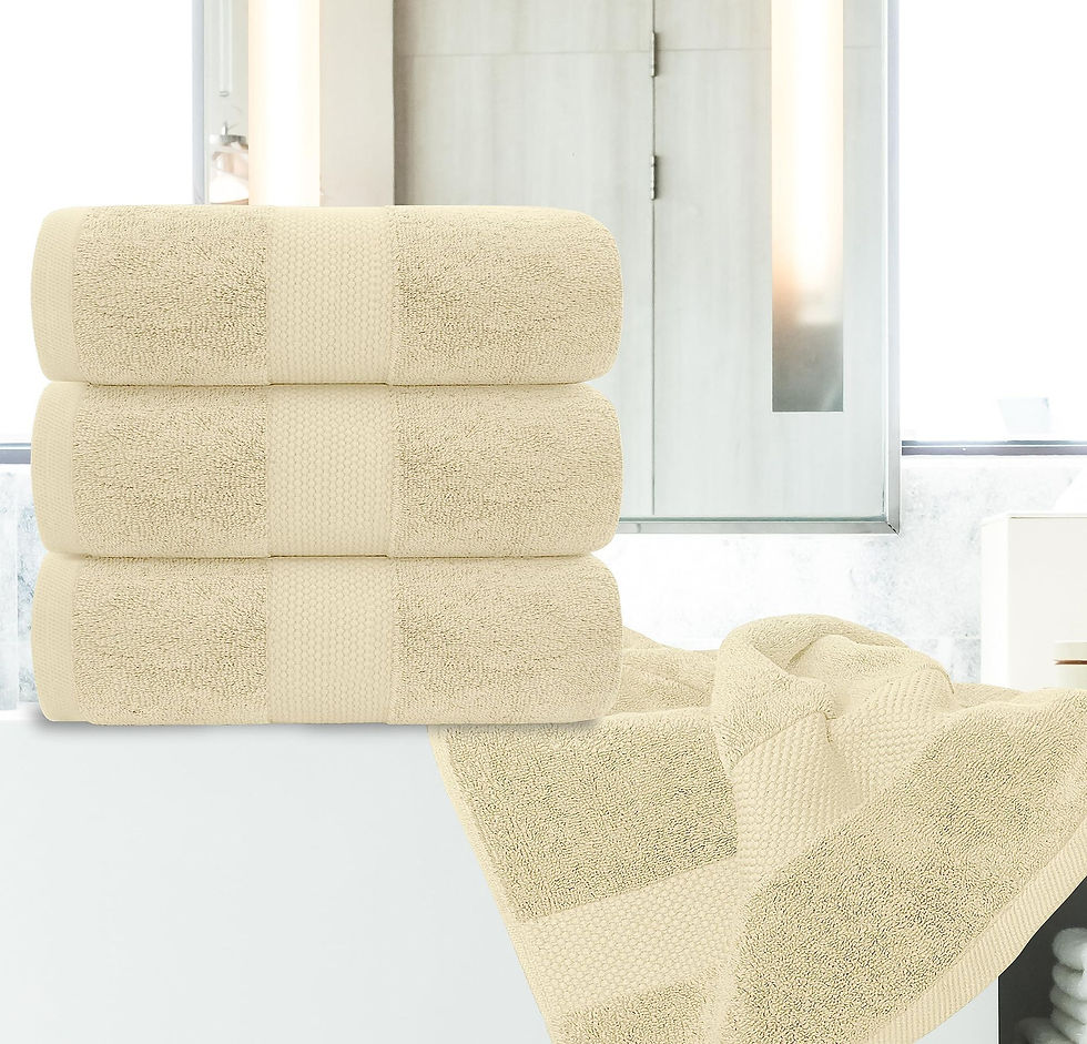 Miniaturbild: Luxury Bath Towels Set of 4 Large  Cotton Ultra Soft Bath Towels 27x54 |