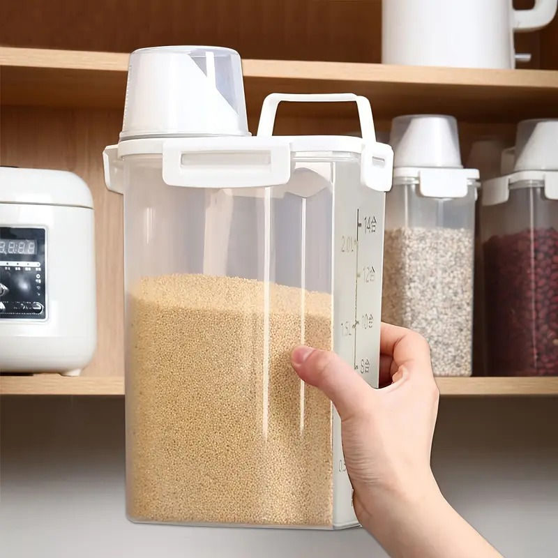 Thumbnail: Sealed Food Storage Containers With Lids - Leak-proof And Moisture-proof Kitchen