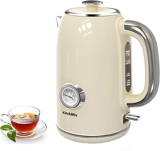Stainless Steel Electric Tea Kettle 1500W, 1.7L