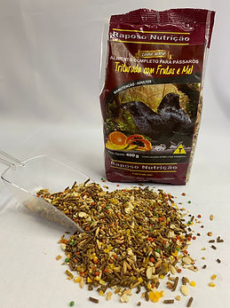 Mistura para pássaro Preto e Sabiá - Triturada