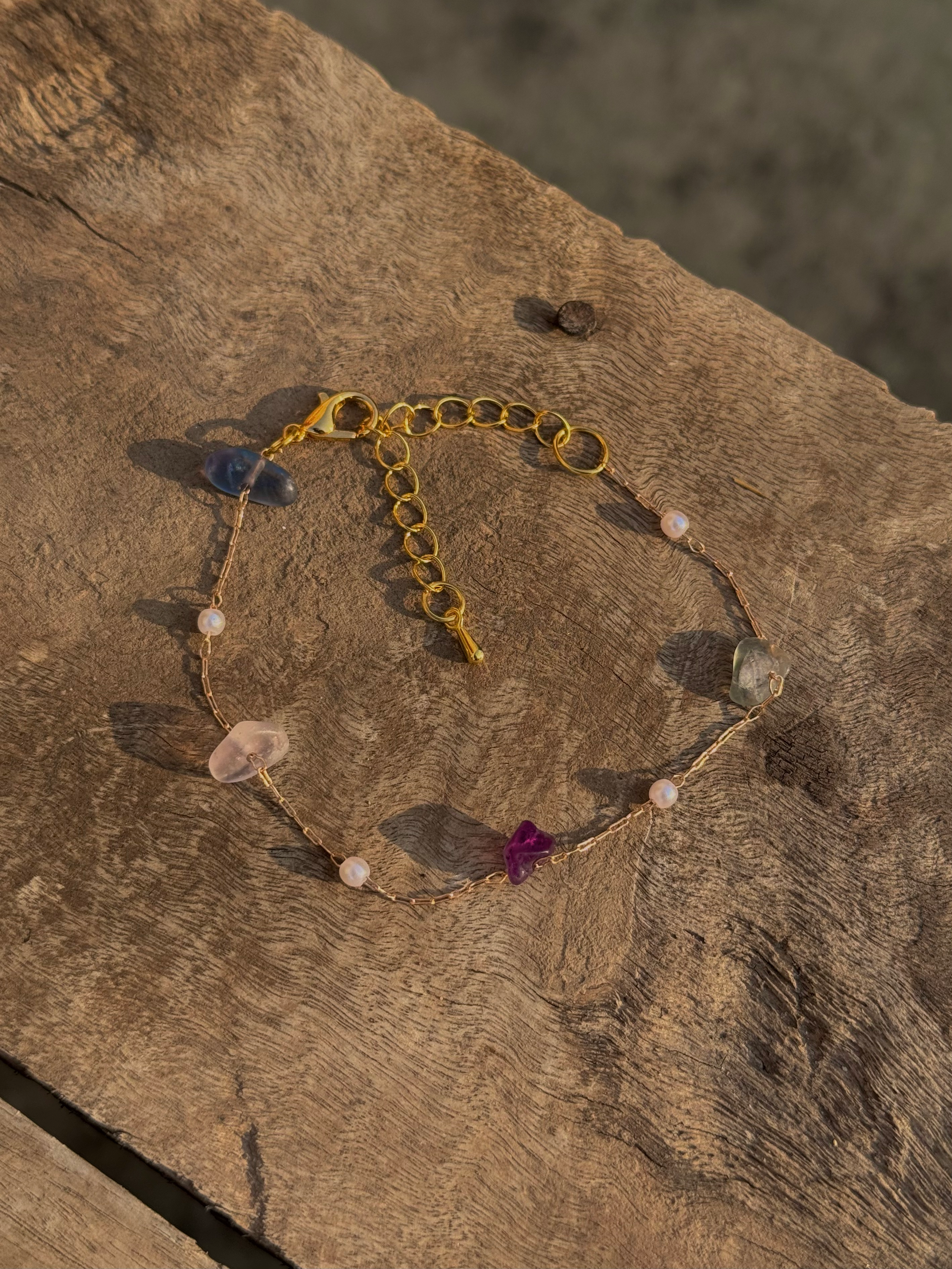 Mixed Colour Pearl Bracelet