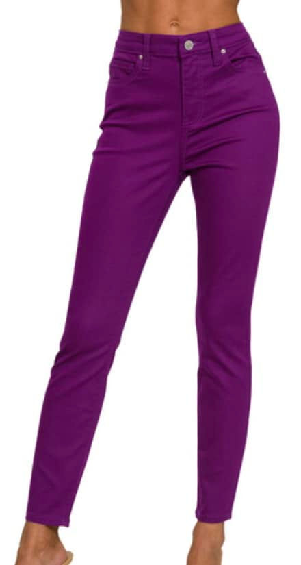 Thumbnail: Colored Denim Pants