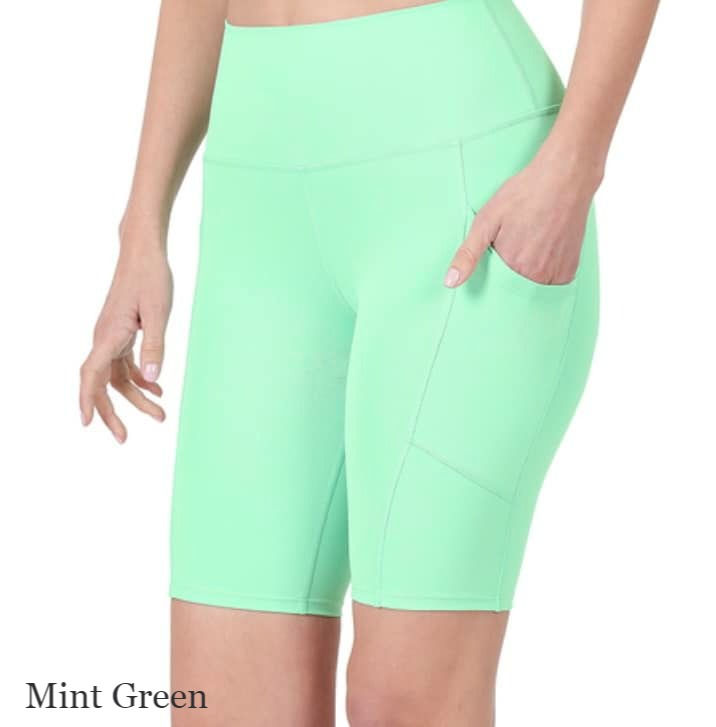 Thumbnail: Athletic Compression Bike Shorts with Pockets