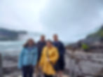 My family at the base of Niagara Falls