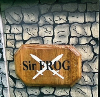 Thumbnail: Close-up of name: A Charmingly Beautiful Handmade Frog Nutcracker Birdhouse