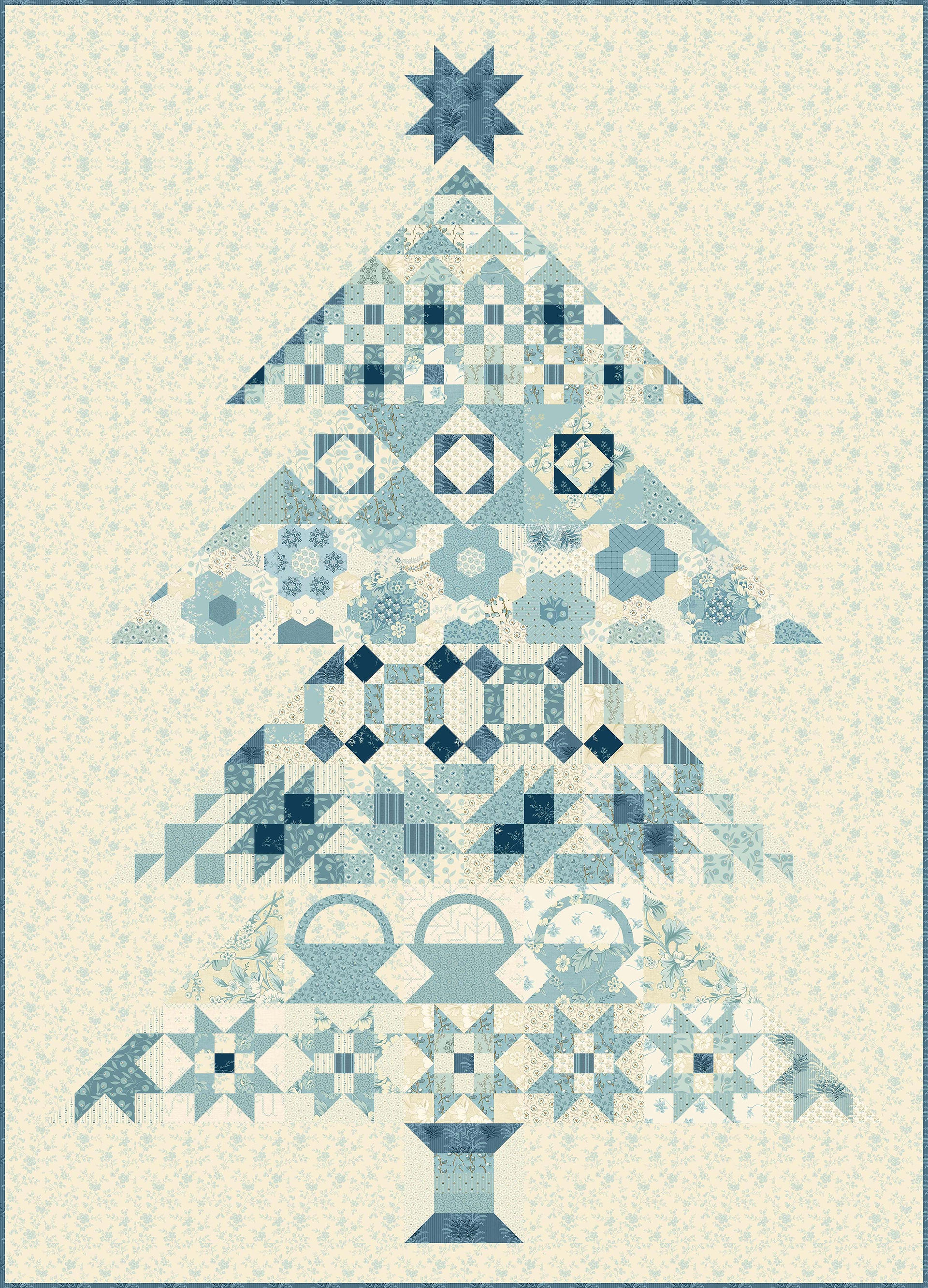Tannenbaum in Blue