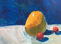 Натюрморт со сливами