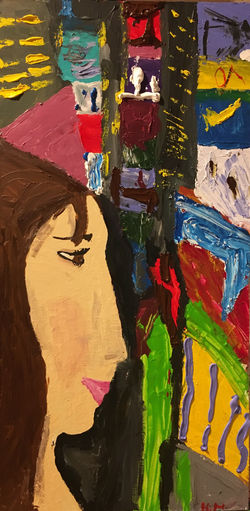 Девушк а в Нью Йорке, Таймс Сквер.jpg