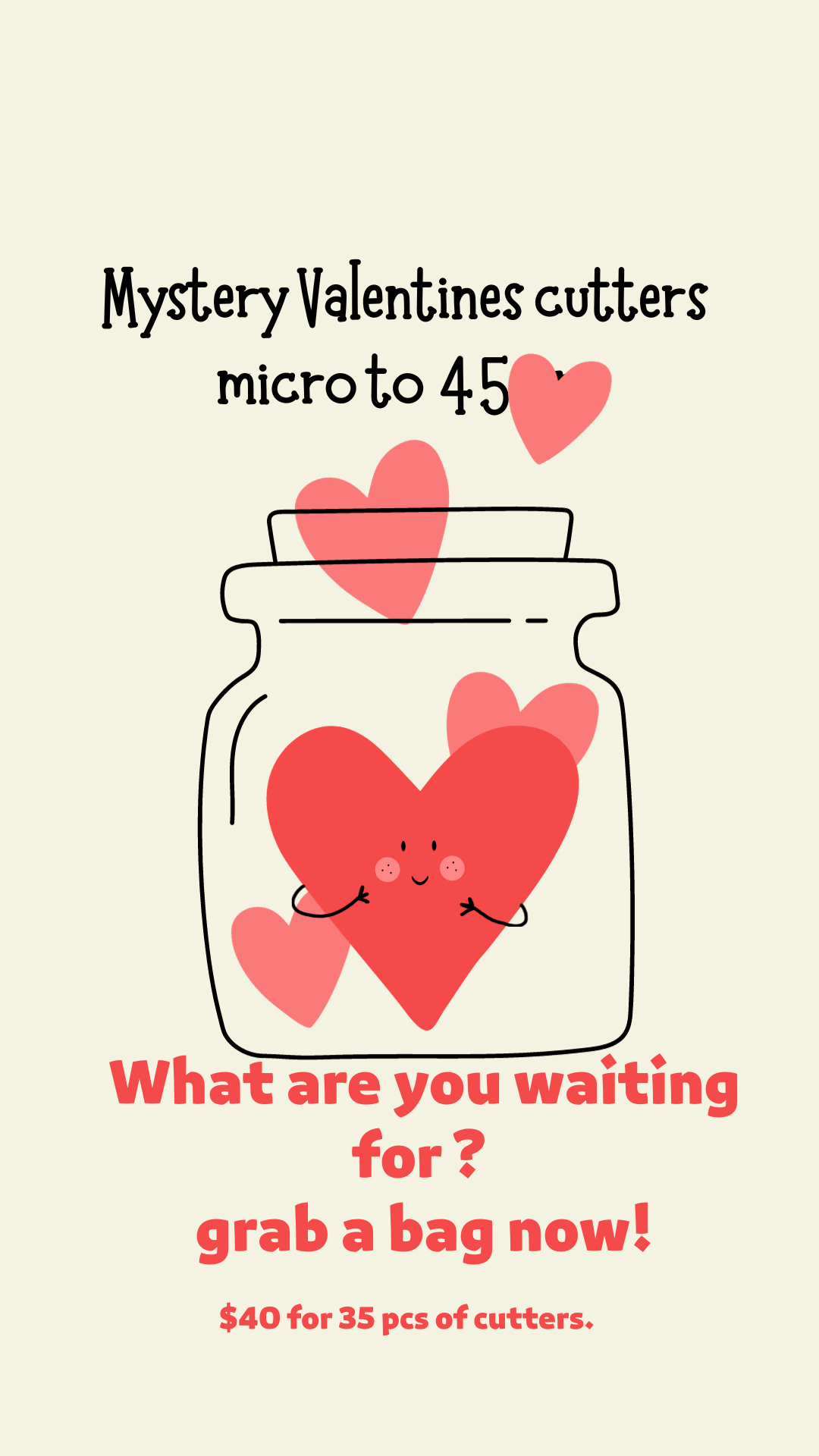 Mystery Valentines cutters