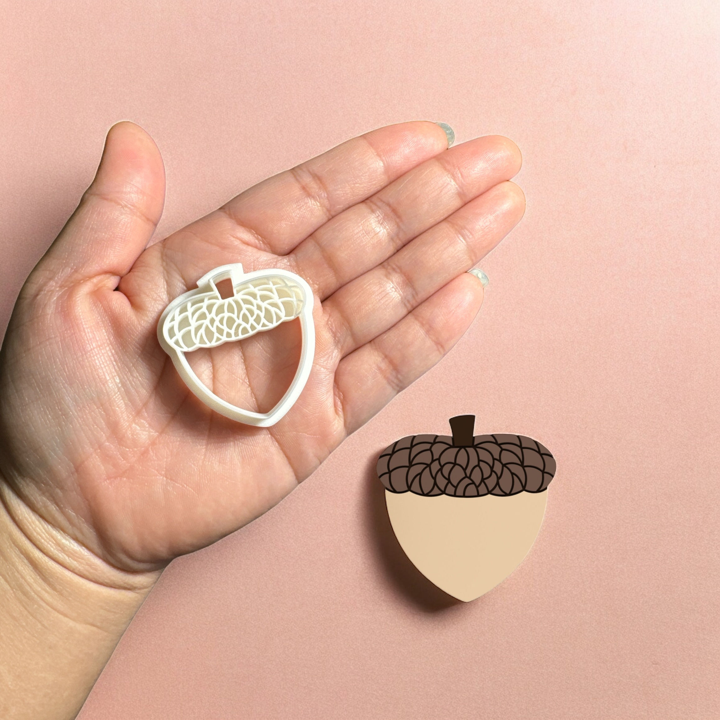 Acorn Polymer clay cutter