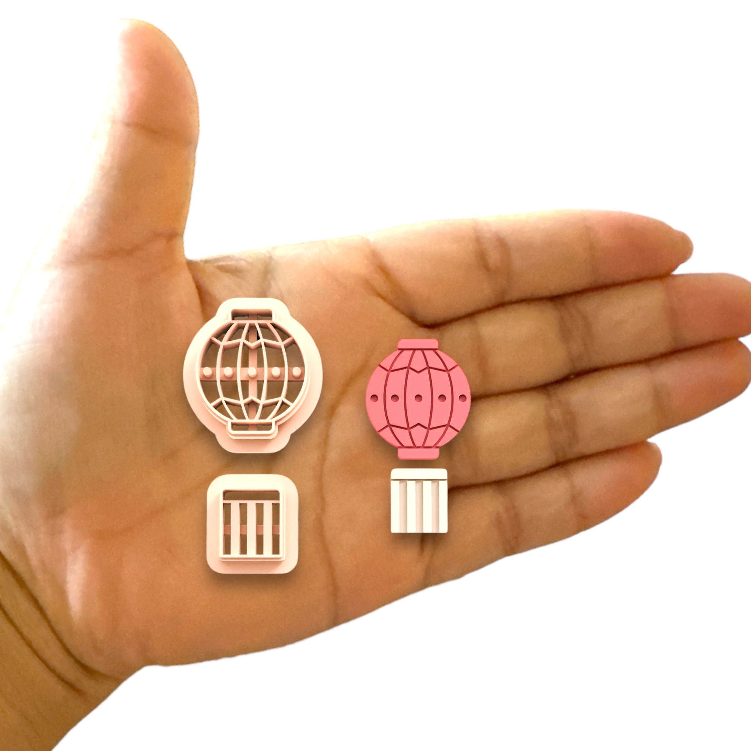 Chinese- Style Lantern Earring A Polymer clay cutter 