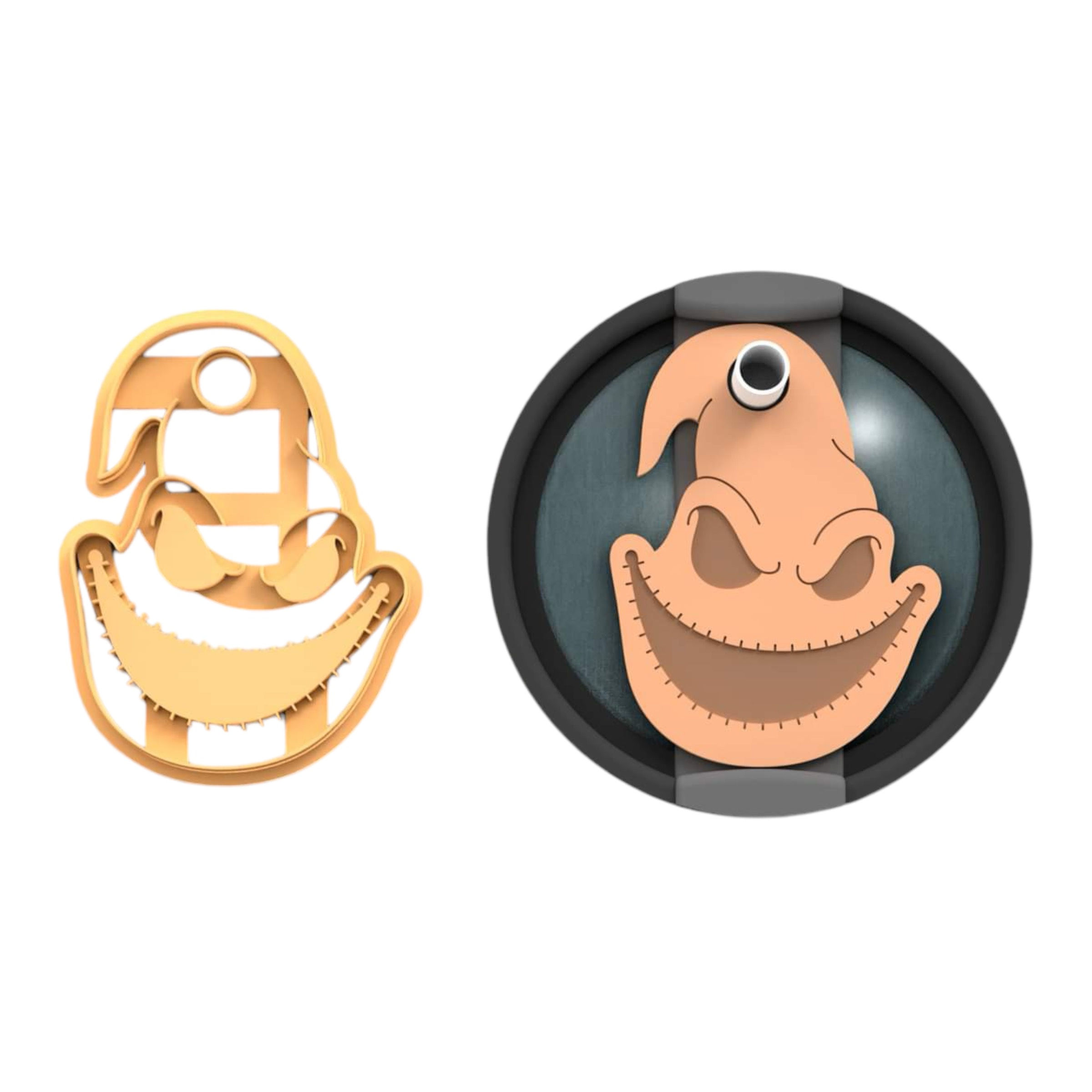 Boogieman Topper Polymer clay cutter 