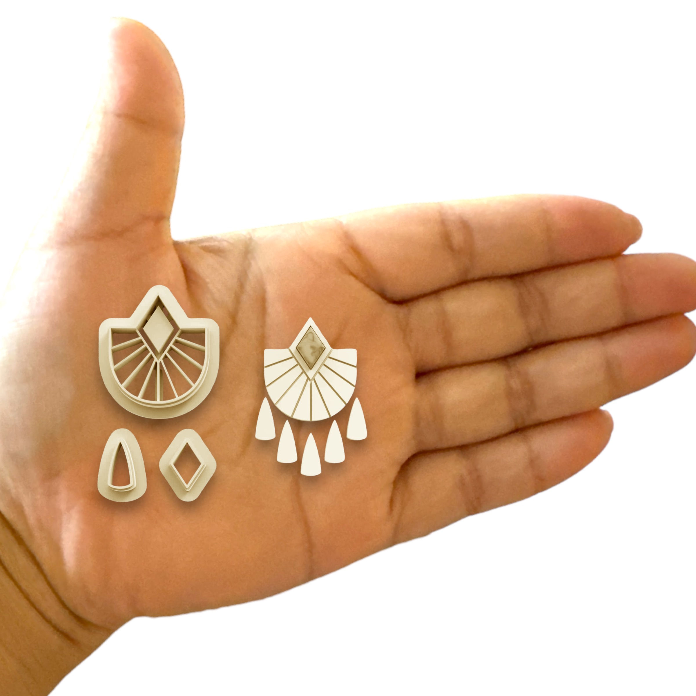 Art Deco Earring with precious Stone D 