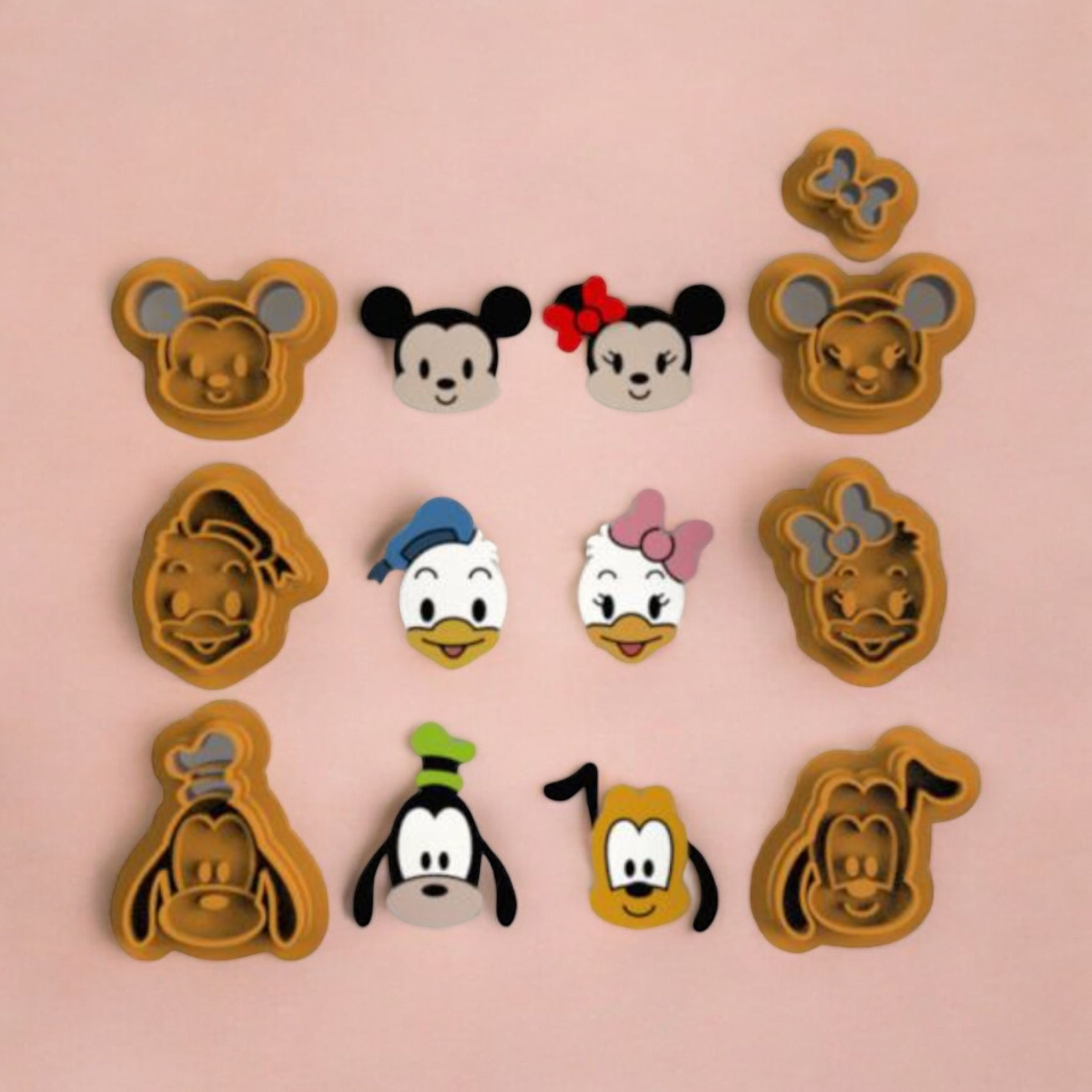 M with friends set. Polymer clay cutters