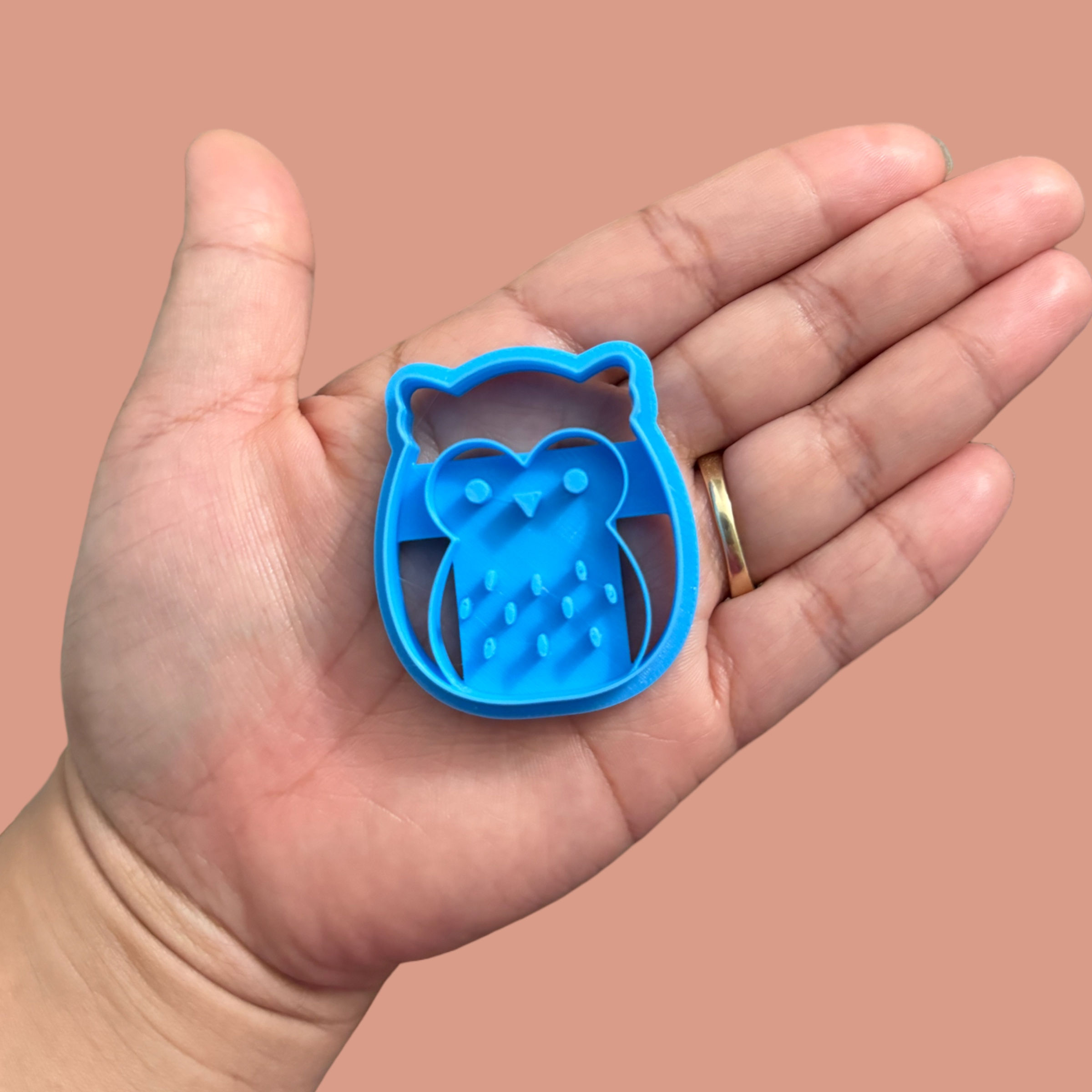 Squish owl Polymerclay cutter 