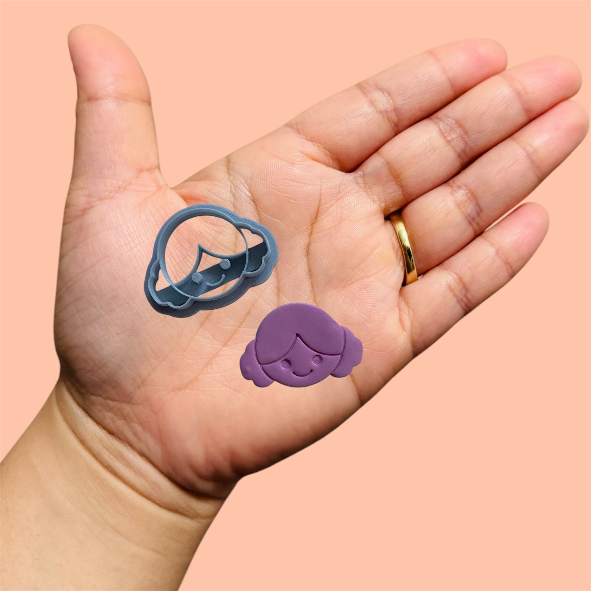 Princess Lea Polymer clay cutter 