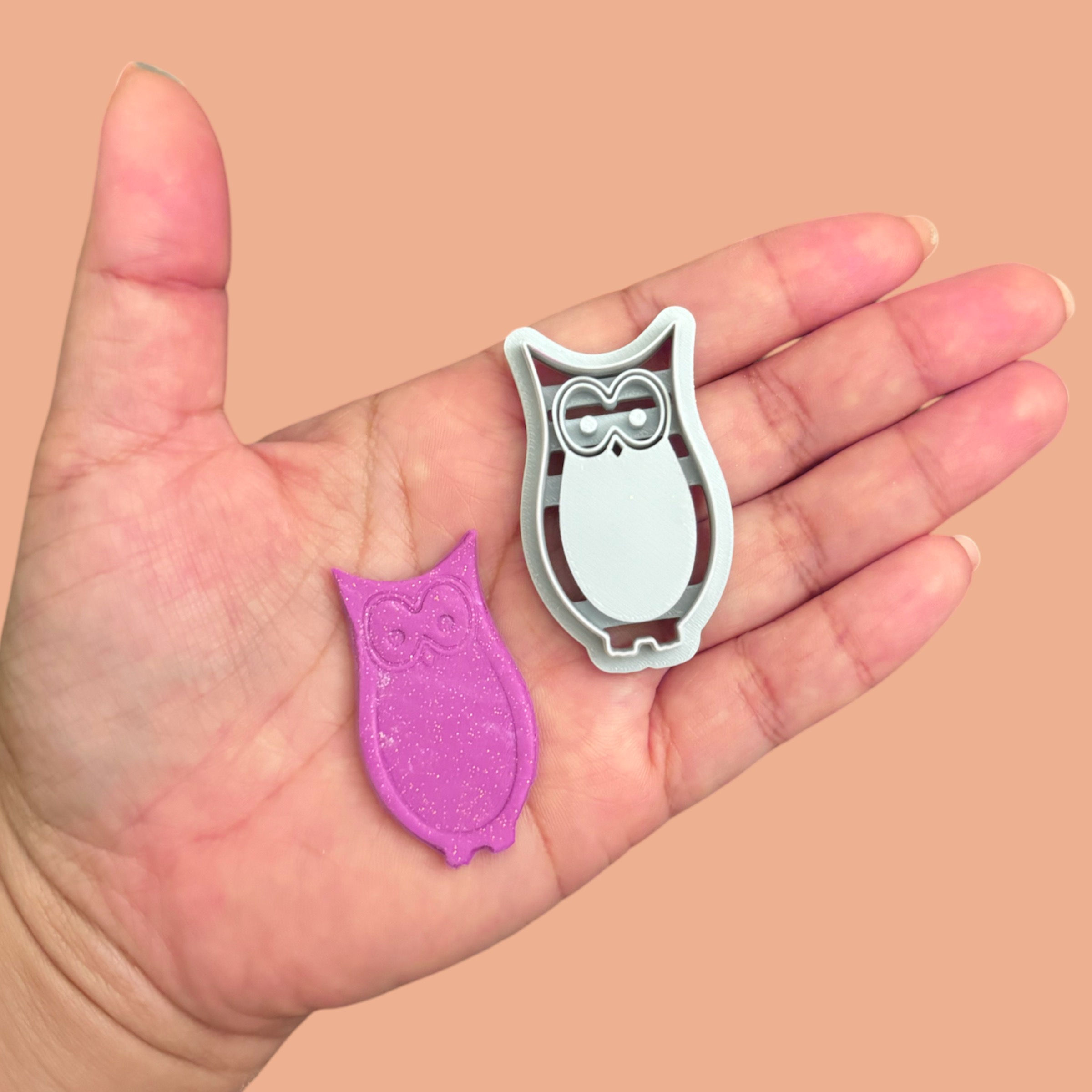Owl shelve Polymerclay cutter 