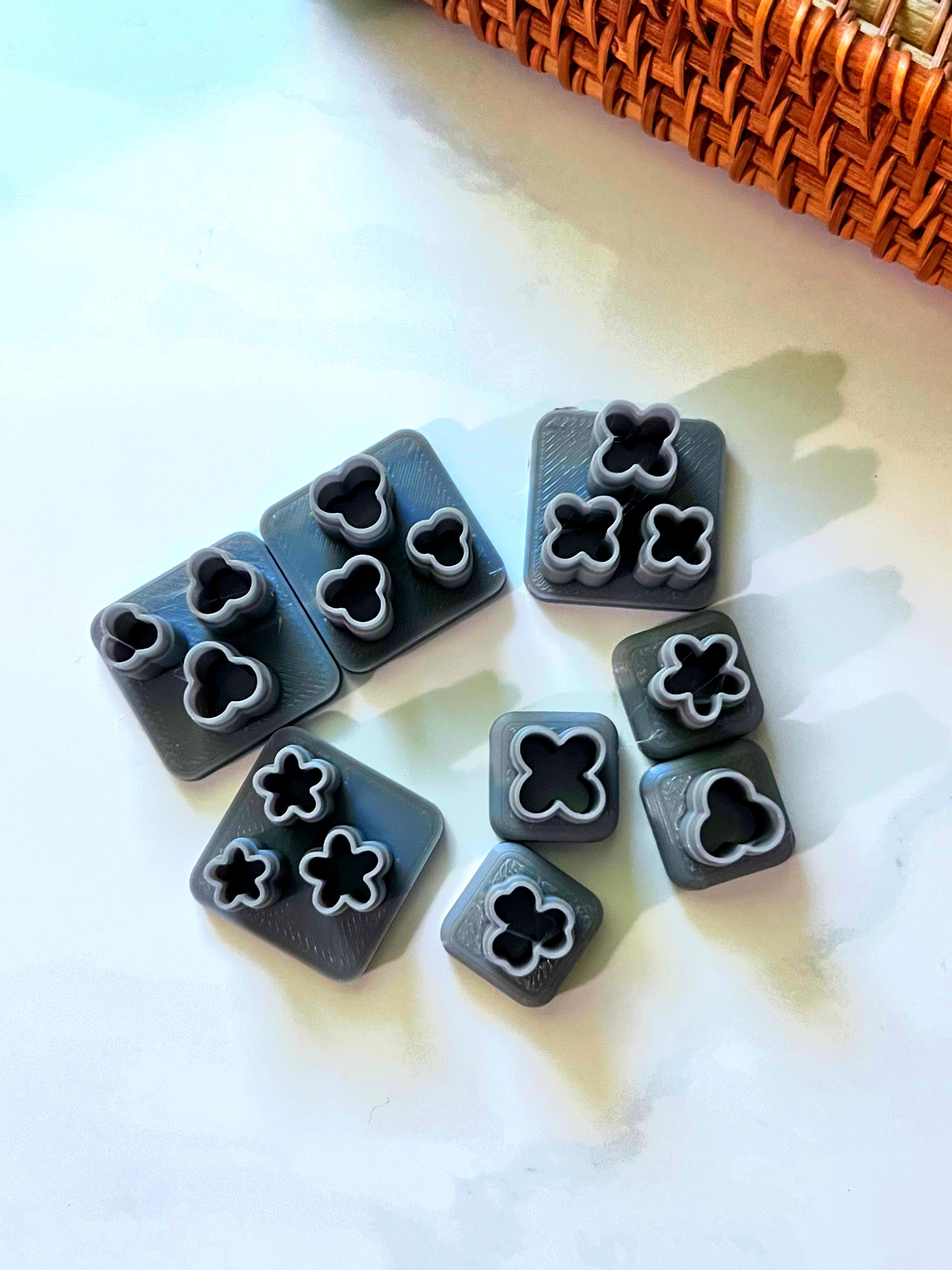 Mini Flowers Polymer Clay Cutter set