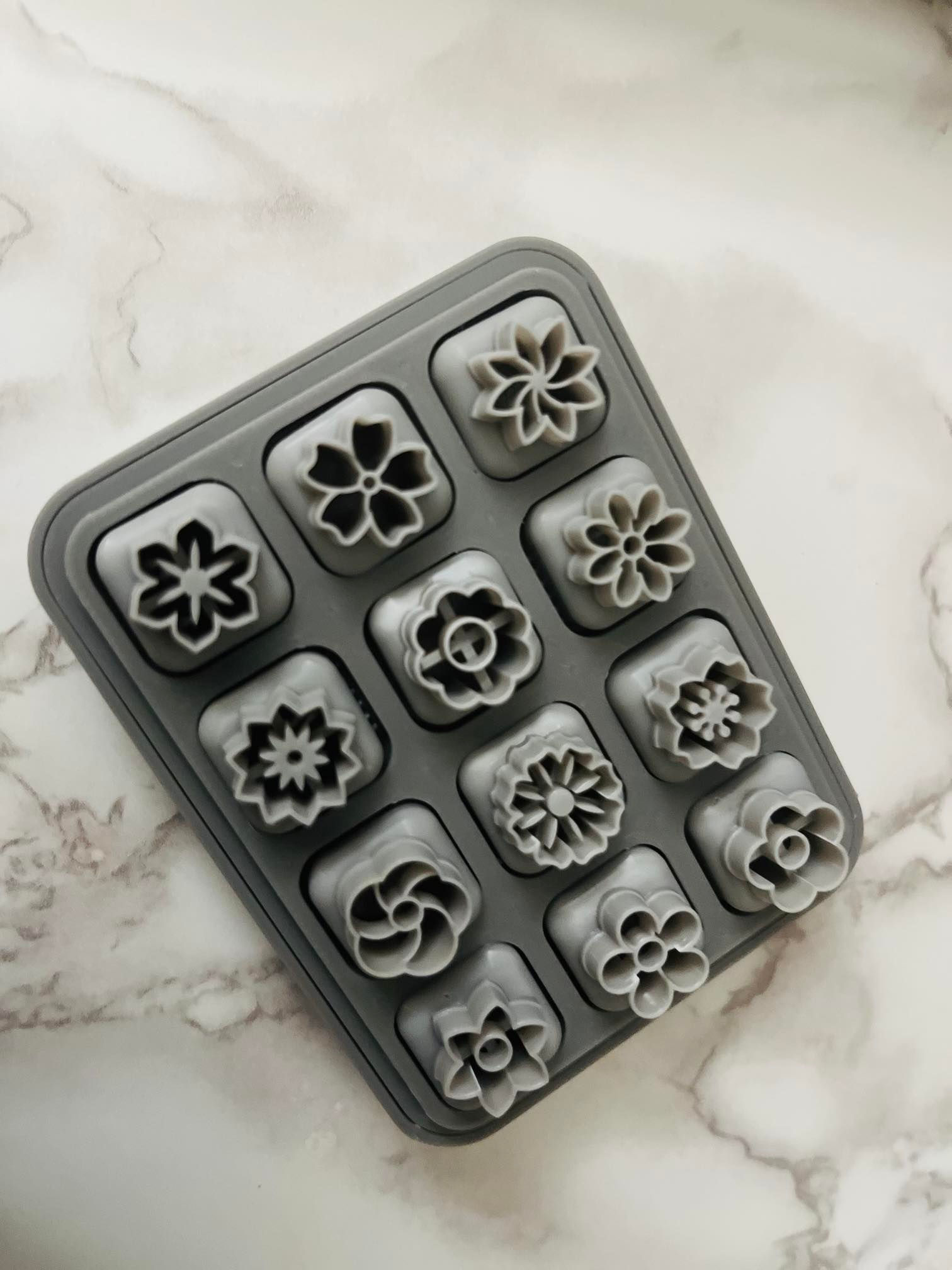 MINI Flower Clay Cutters | Stud Size Clay Cutter | Flower Stud Clay Cutter | Pol