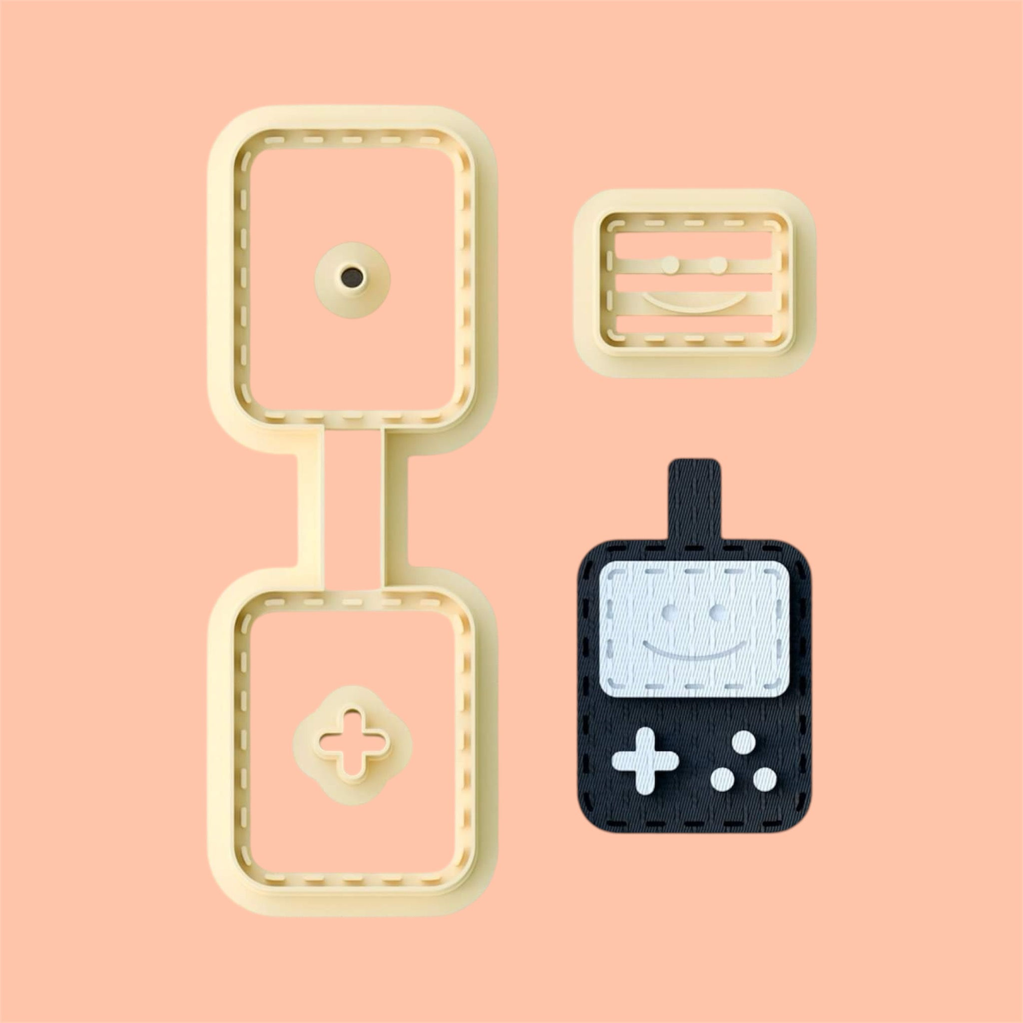 Gameboy keychain  Polymerclay cutter