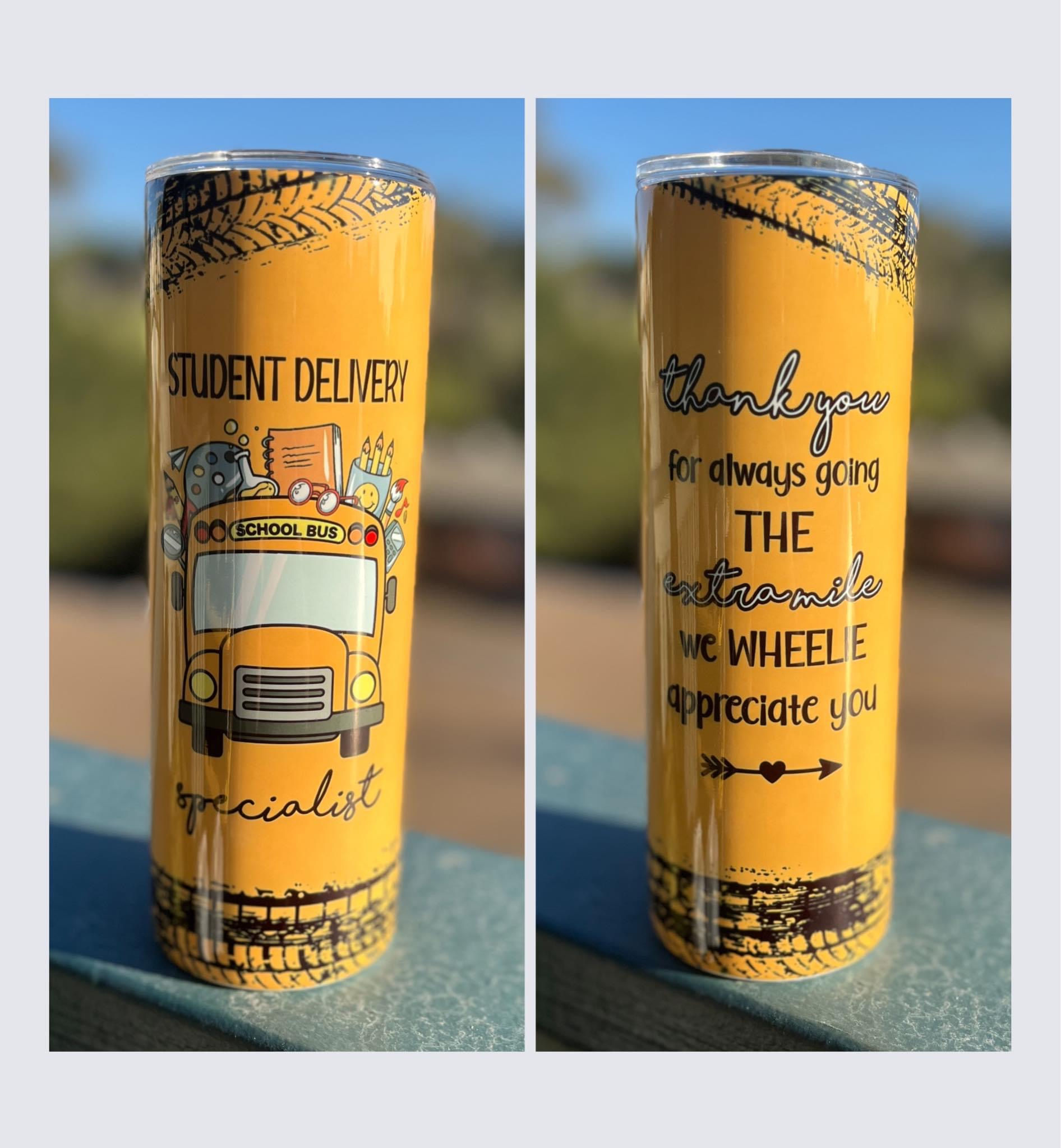20oz Tumbler Bus Driver