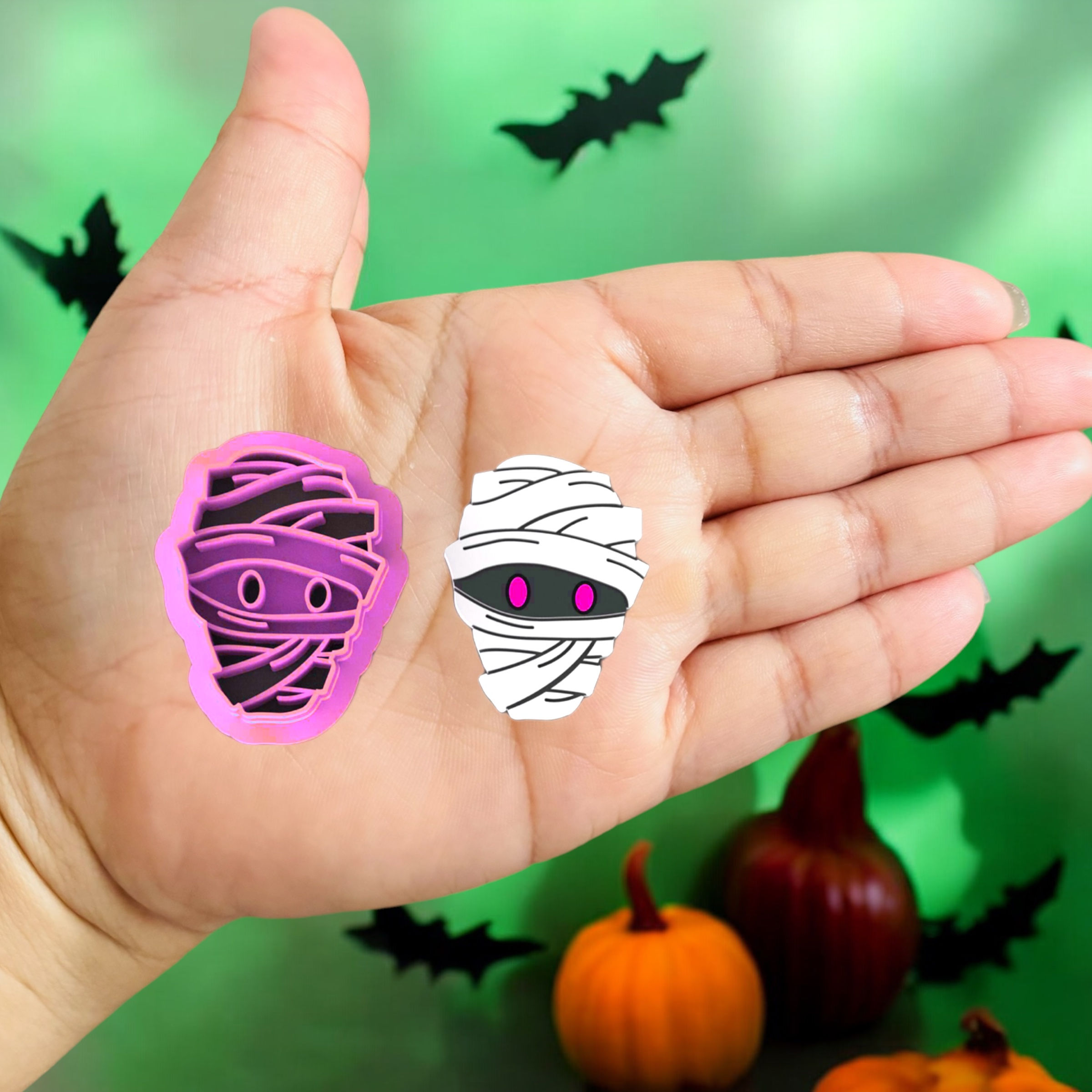 Mummy Face halloween Clay cutter 