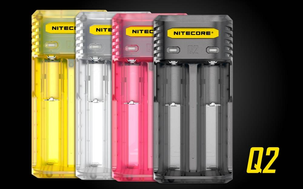 Cargador Rápido Nitecore Q2 - Baterías 18650/20700/21700