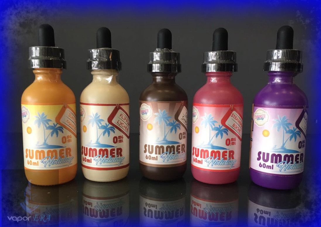 E-Liquid SUMMER HOLLIDAYS By Dinner Lady UK 60ml y 3mg