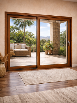 Cancel de dos hojas de PVC