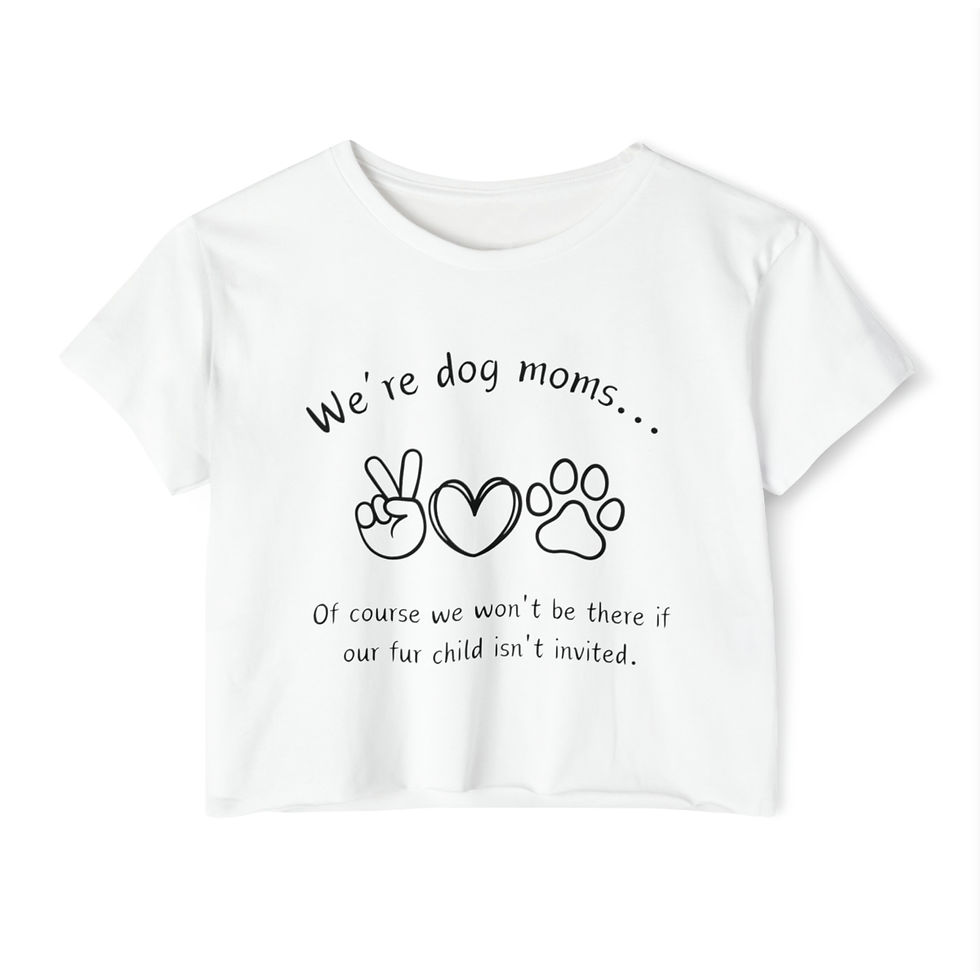 Thumbnail: Dog Moms: Guest List Crop Top