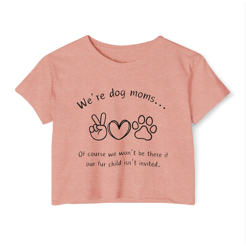 Thumbnail: Dog Moms: Guest List Crop Top