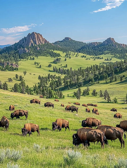 Buffalo herd