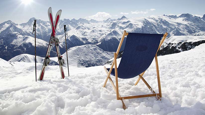 Relaxing in Chalet Evelyne La Tania