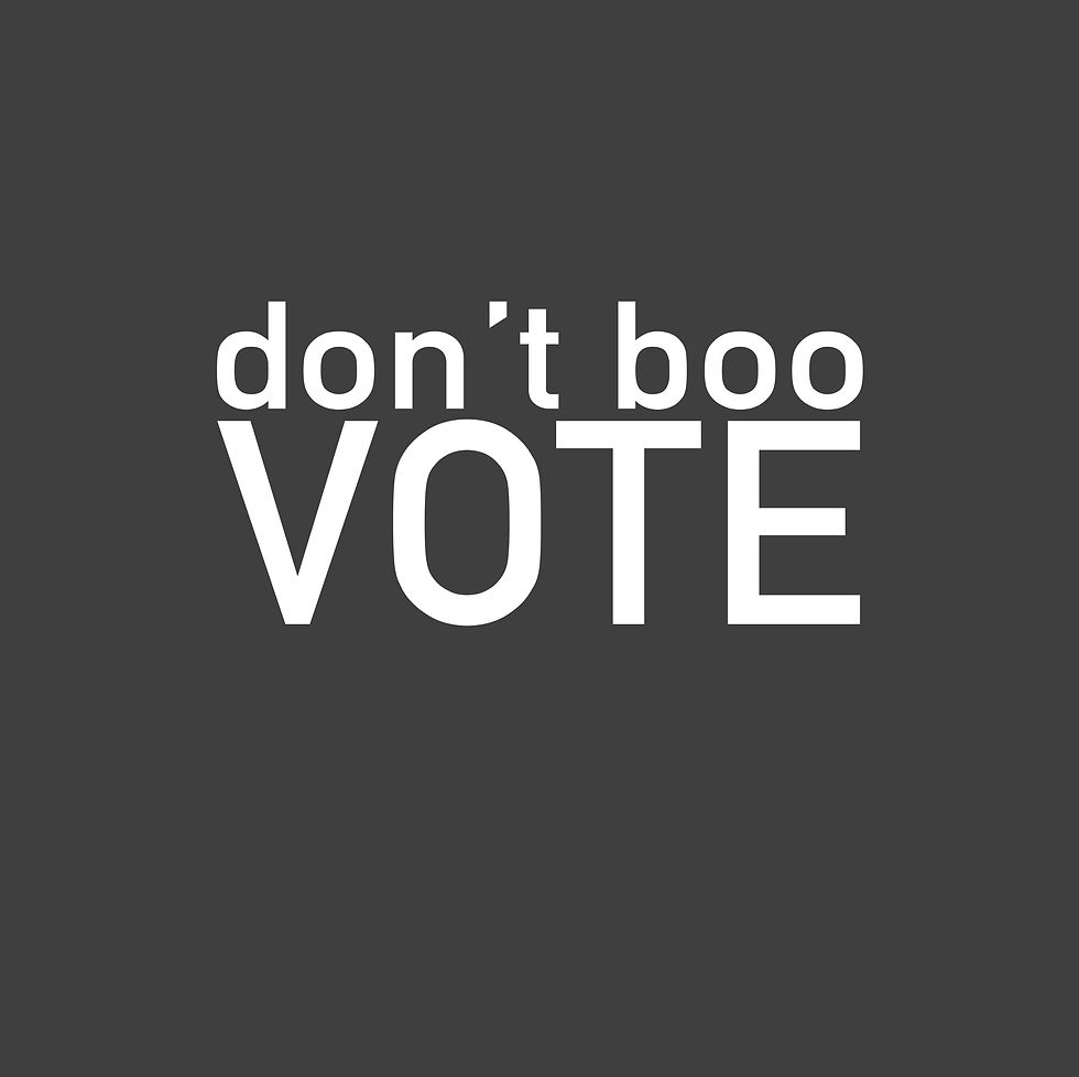 Thumbnail: don't boo VOTE long sleeve