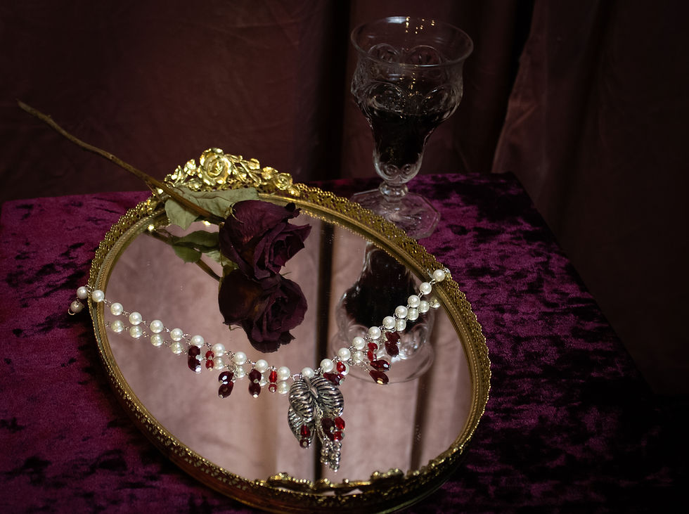 Thumbnail: Vampire Wedding Necklace