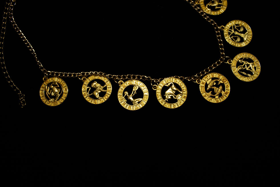 Thumbnail: Zodiac Medallion Necklace
