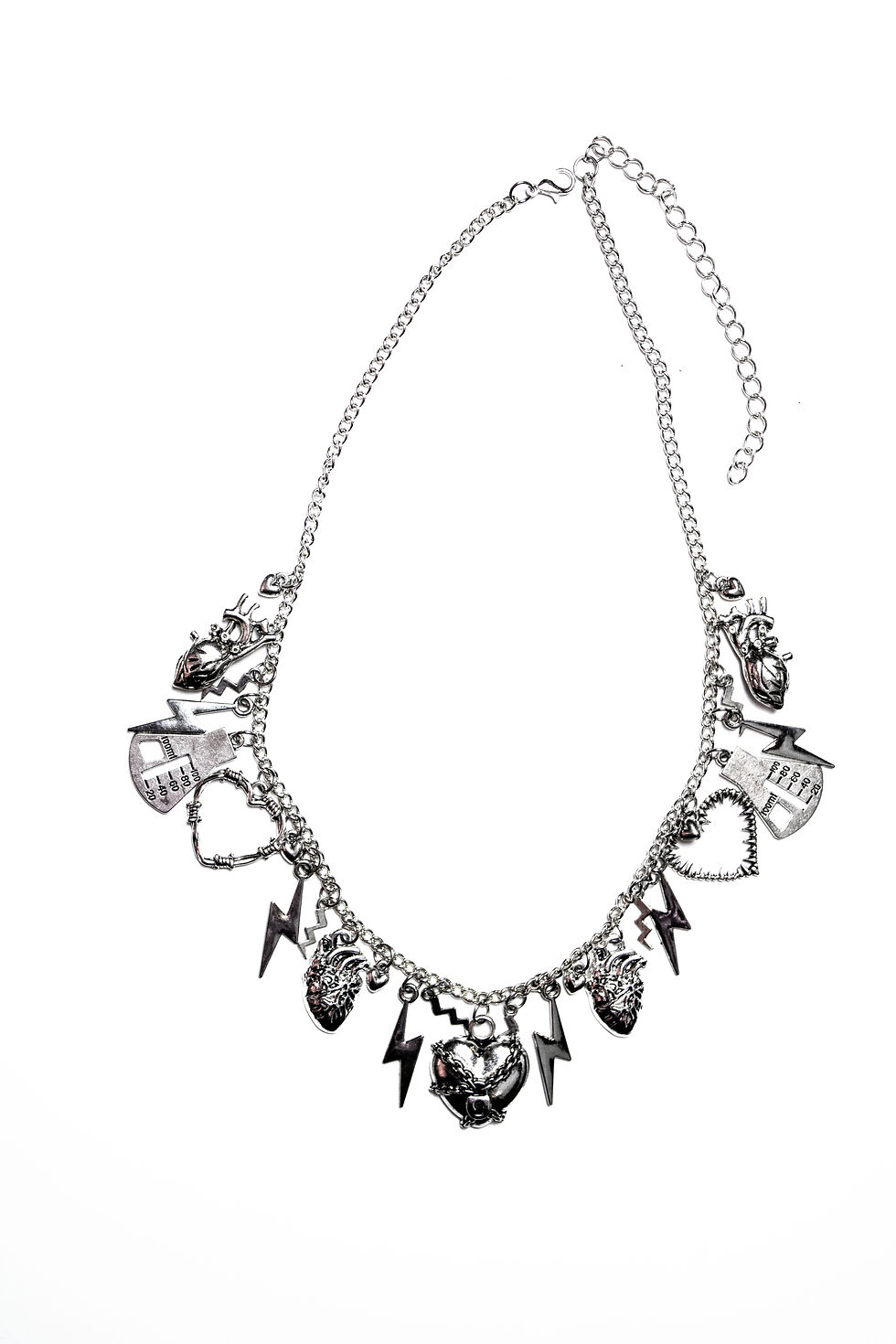 Thumbnail: Bride of Frankenstein Charm Necklace