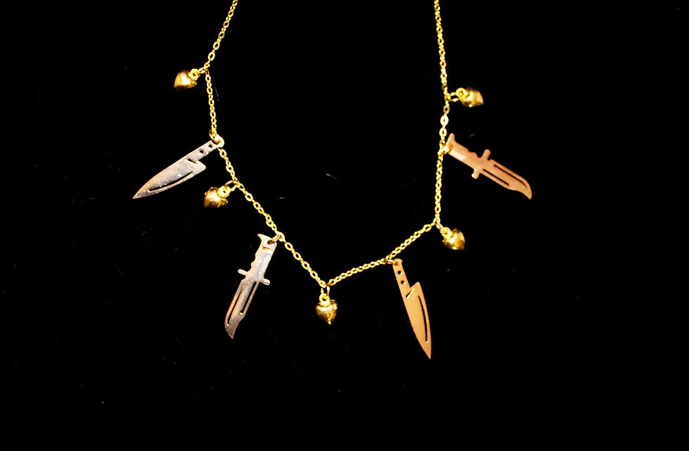 Thumbnail: Valloween Slasher Layering Necklace