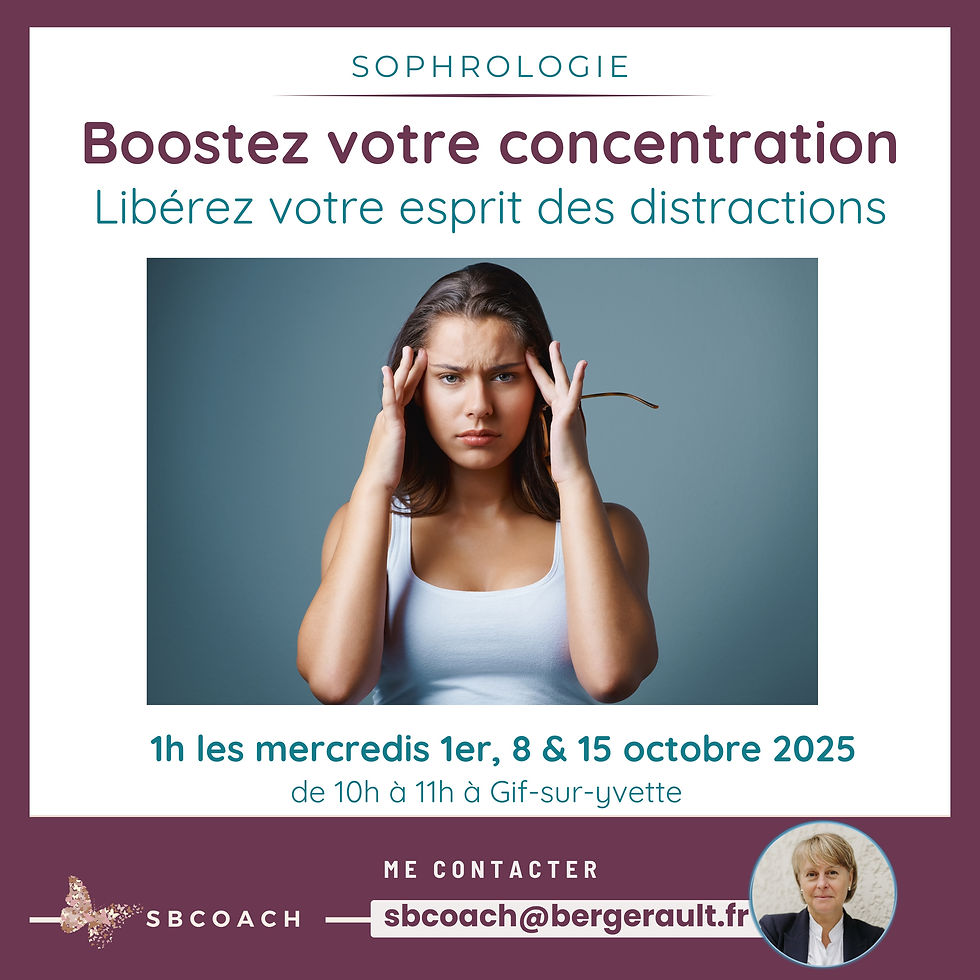 Stage : Booster votre concentration
