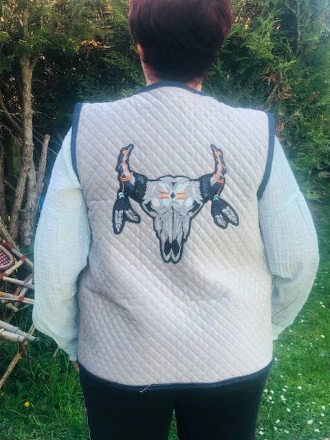 Miniature : Patron pochette Gilet sans manche T34 à 46