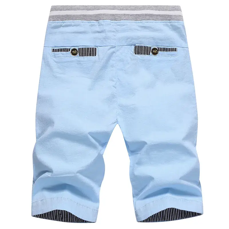 Thumbnail: Linen Mens Shorts Newest Summer Casual Shorts Men Cotton Fashion Men Short