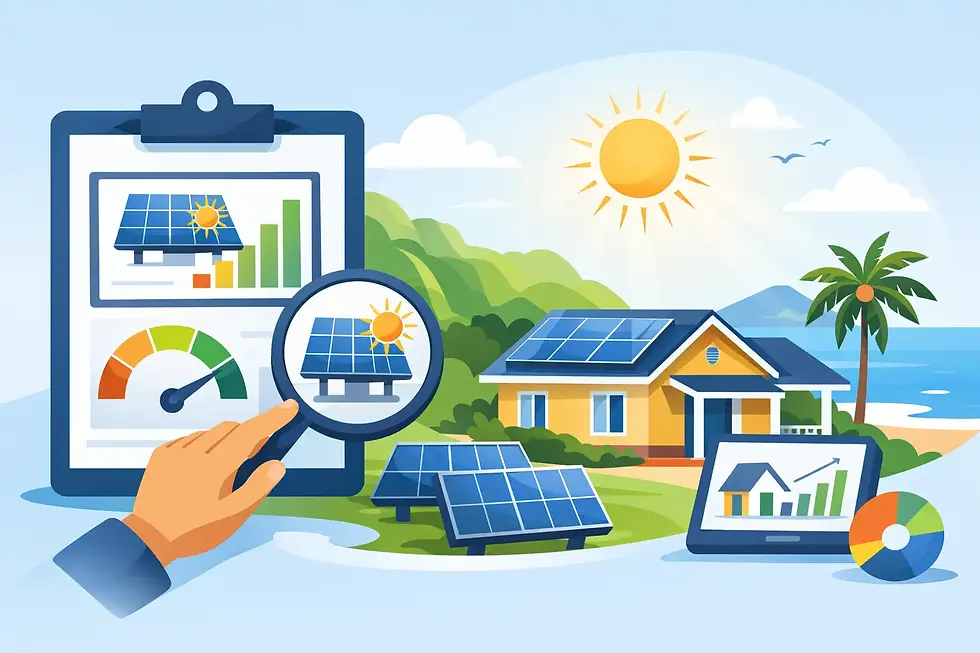 How to Assess Solar Output for a Jamaica Home