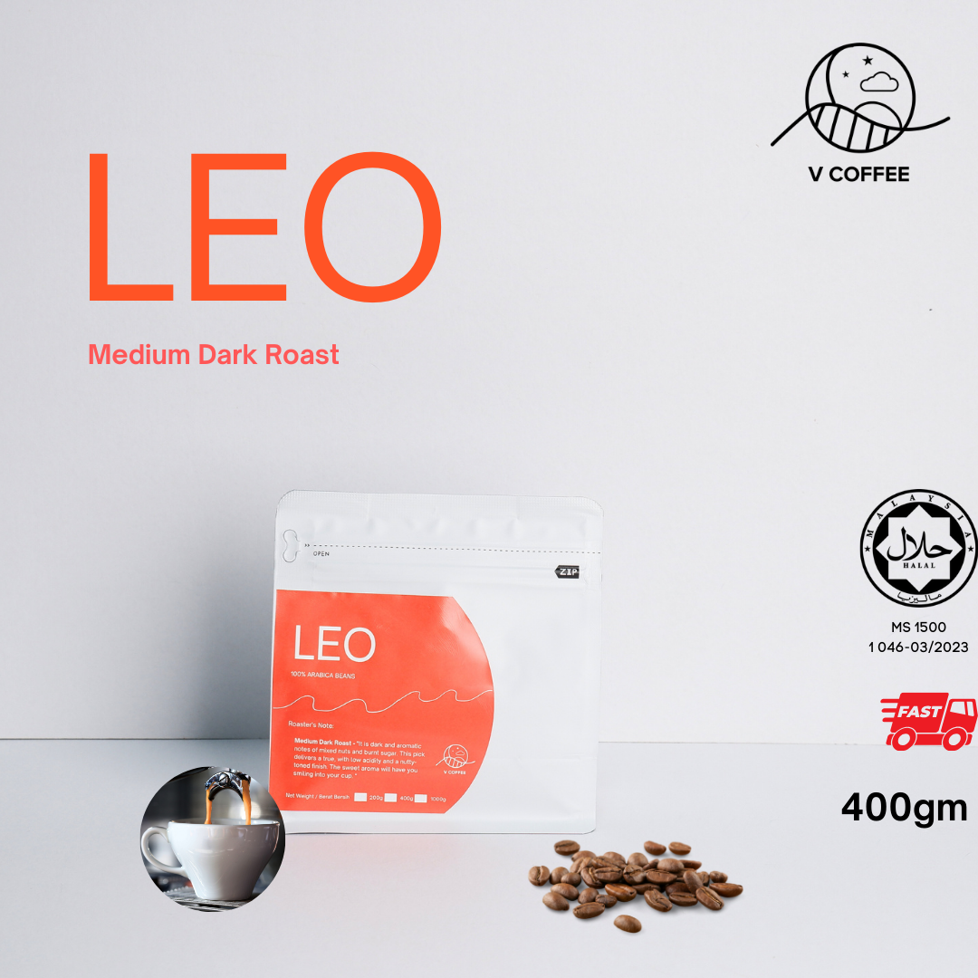 Roasted Bean  - LEO (Medium Dark Roast)